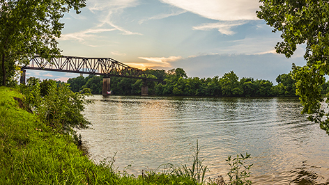 View of the Black Warrior River.