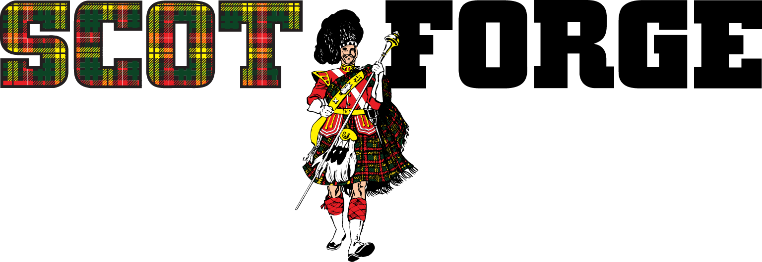 Link goes to scotforge.com, image is Scot Forge logo