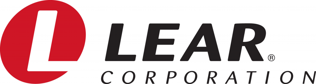 Link goes to lear.com, image is Lear Logo